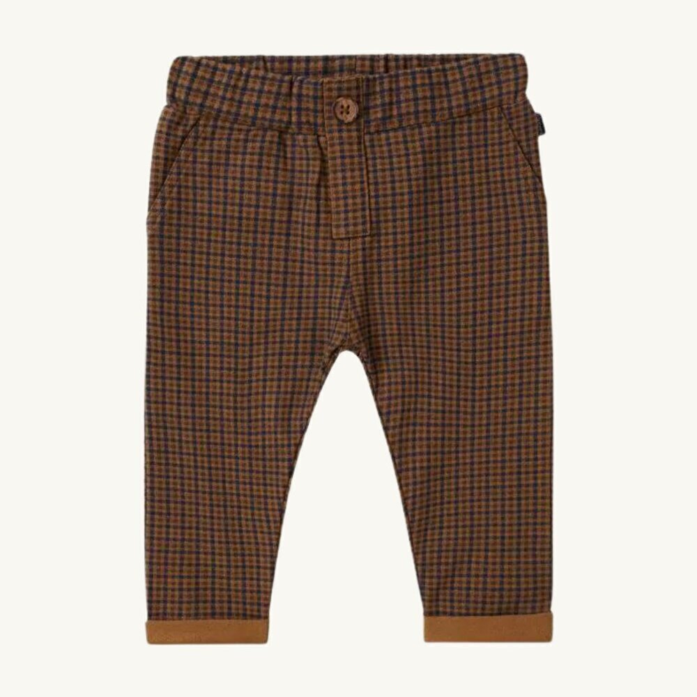 NWT - Checkered pants, 100% organic​​​​​